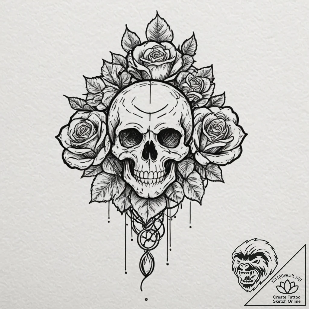 поп-культура (игры, аниме, фильмы), tattoo dr... - tattoo sketch (№1751246058_0, 30.06.2025 01:14) — tattoovalue.net