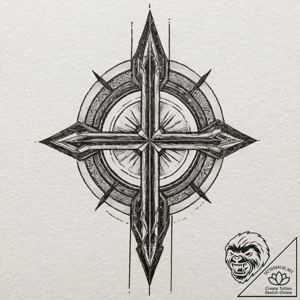 A watercolor sketch of the wakandan sunset,,... - tattoo sketch (№1751247041_0, 30.06.2025 01:30) — tattoovalue.net