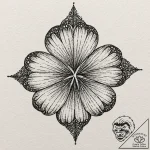 Clover, artistic tattoo sketch, moderately de… – tattoo sketch (№1751250618_0, 30.06.2025 02:30) — tattoovalue.net