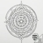 Binary code forming a silhouette, tattoo sket… – tattoo sketch (№1751251060_0, 30.06.2025 02:37) — tattoovalue.net