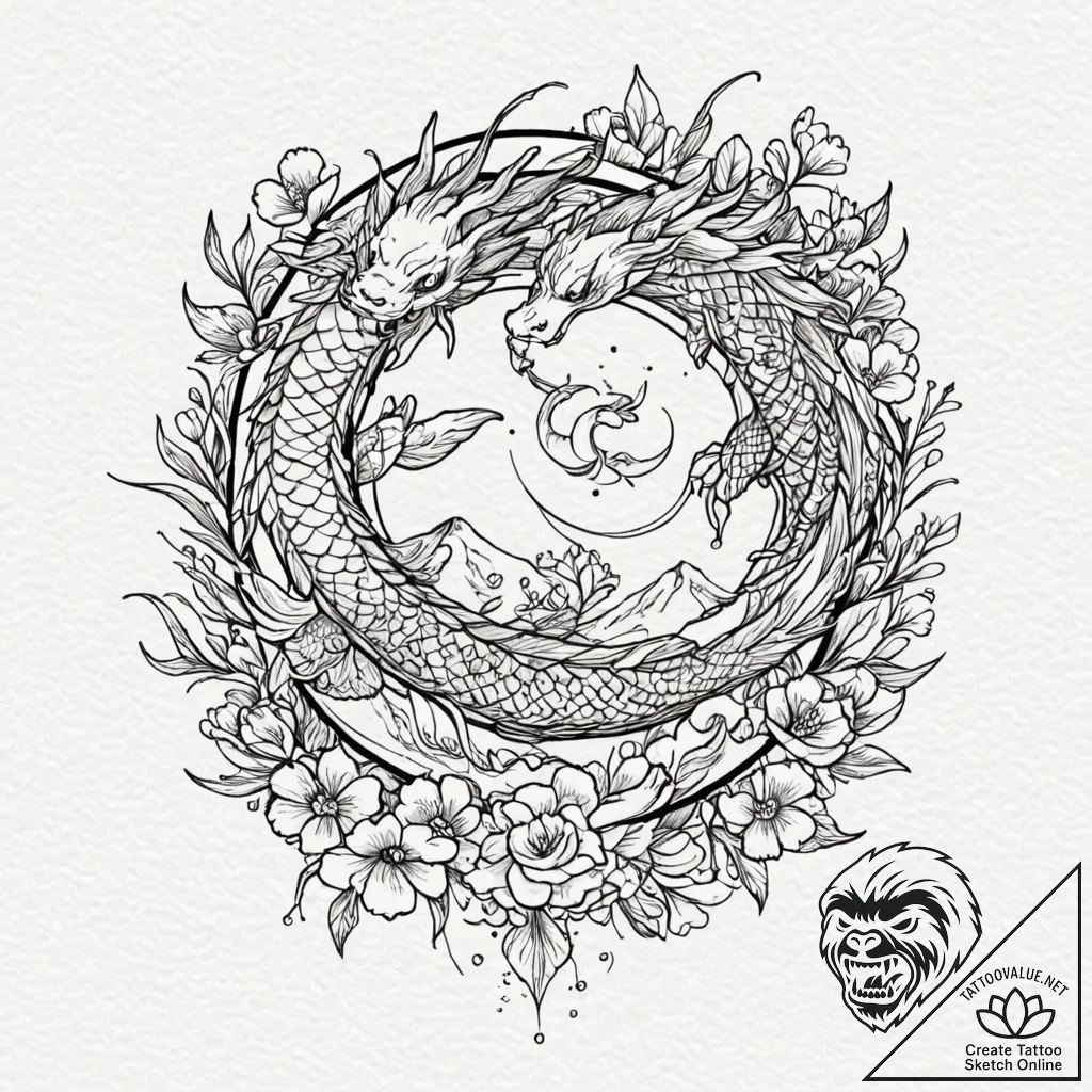 Sextant, tattoo flash sheet design, muted col... - tattoo sketch (№1751255480_0, 30.06.2025 03:51) — tattoovalue.net