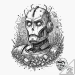 The iron giant, tattoo sketch design, muted c… – tattoo sketch (№1751256121_0, 30.06.2025 04:02) — tattoovalue.net