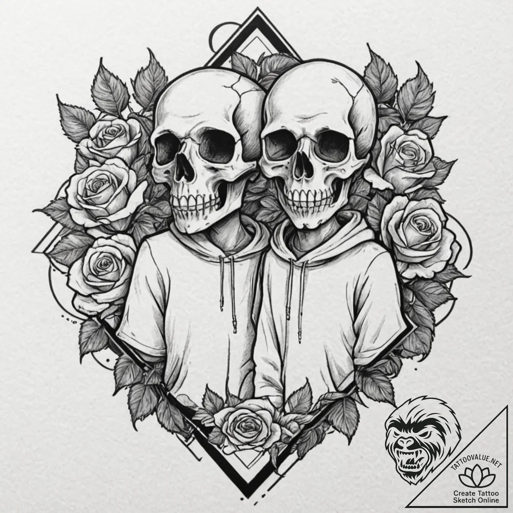 A sketch of the guards in their pink jumpsuit... - tattoo sketch (№1751260151_0, 30.06.2025 05:09) — tattoovalue.net