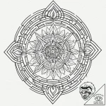 A linework tattoo of the maze from the shinin… – tattoo sketch (№1751260261_0, 30.06.2025 05:11) — tattoovalue.net