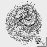 Violet, artistic tattoo sketch, bold outlines… – tattoo sketch (№1751262149_0, 30.06.2025 05:42) — tattoovalue.net