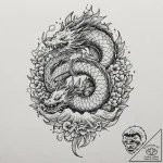The hellfire club logo from stranger things,… – tattoo sketch (№1751263886_0, 30.06.2025 06:11) — tattoovalue.net