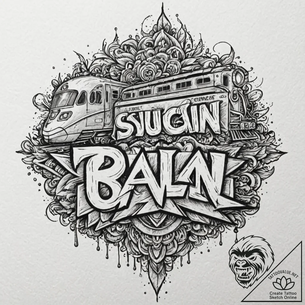 A sketch of the business card with the "silia... - tattoo sketch (№1751264112_0, 30.06.2025 06:15) — tattoovalue.net