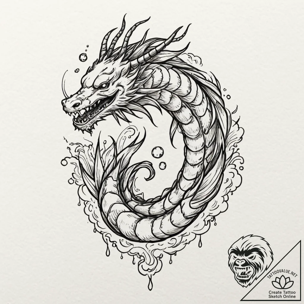A sketch of a prawn from district 9, looking... - tattoo sketch (№1751264217_0, 30.06.2025 06:16) — tattoovalue.net