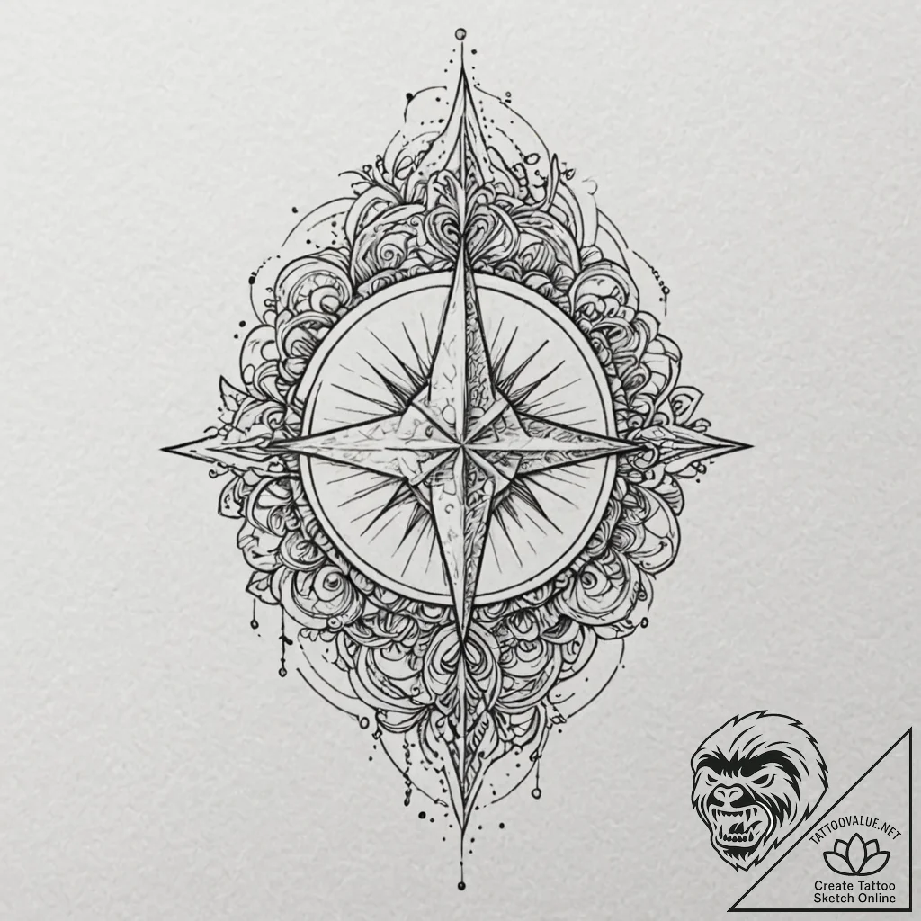 Magic wand casting a spell, tattoo line art,... - tattoo sketch (№1751266313_0, 30.06.2025 06:51) — tattoovalue.net