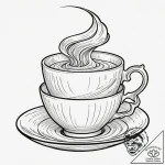 Tornado in a teacup, tattoo drawing outline,… – tattoo sketch (№1751266874_0, 30.06.2025 07:01) — tattoovalue.net