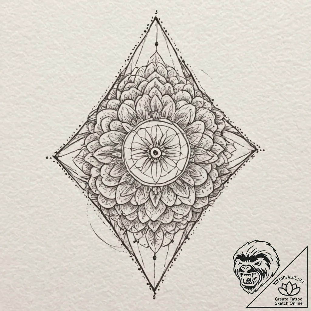 Grindylow, concept art for tattoo, bold outli... - tattoo sketch (№1751268411_0, 30.06.2025 07:26) — tattoovalue.net