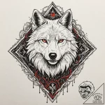 A graphic novel style sketch of jon snow with… – tattoo sketch (№1751268932_0, 30.06.2025 07:35) — tattoovalue.net