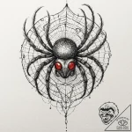 Peacock spider, concept art for tattoo, black… – tattoo sketch (№1751269577_0, 30.06.2025 07:46) — tattoovalue.net