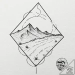 дюна (dune) – 20 промптов, tattoo flash sheet… – tattoo sketch (№1751270217_0, 30.06.2025 07:56) — tattoovalue.net