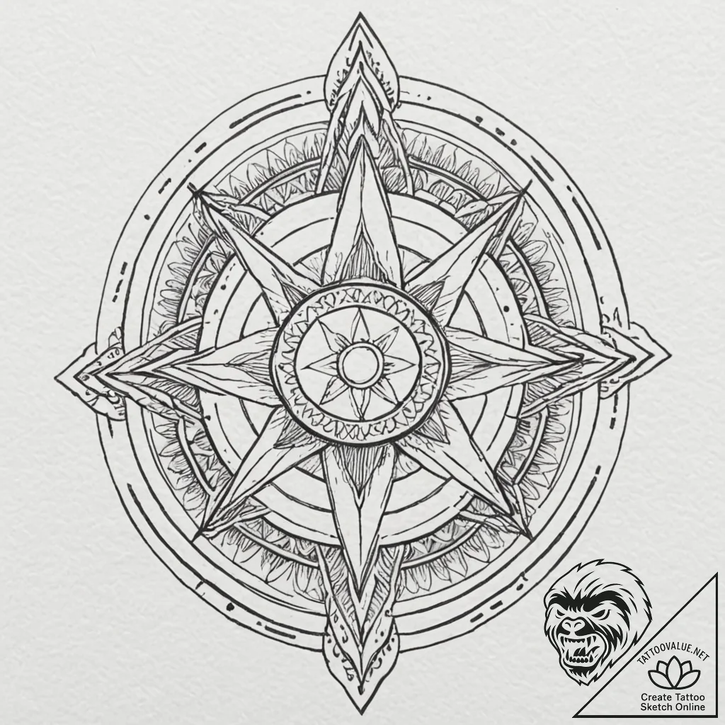 A graphic novel style tattoo of the main char... - tattoo sketch (№1751271139_0, 30.06.2025 08:12) — tattoovalue.net