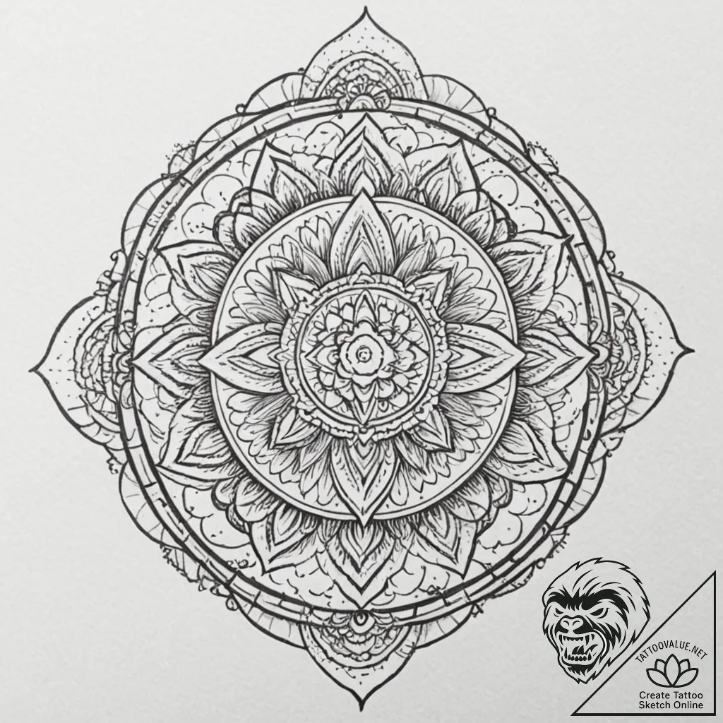 A sketch of itadori yuji with sukuna's markin... - tattoo sketch (№1751271681_0, 30.06.2025 08:21) — tattoovalue.net
