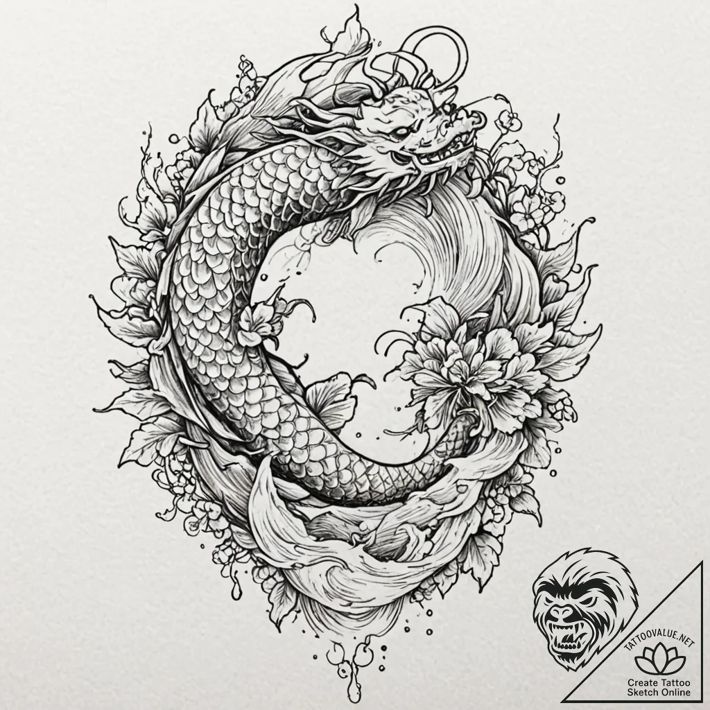 Forest, tattoo line art, unique design, origi... - tattoo sketch (№1751272325_0, 30.06.2025 08:32) — tattoovalue.net