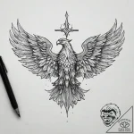 смелость, доблесть, честь, слава, – tattoo sketch (№1751282197_0, 30.06.2025 11:16) — tattoovalue.net