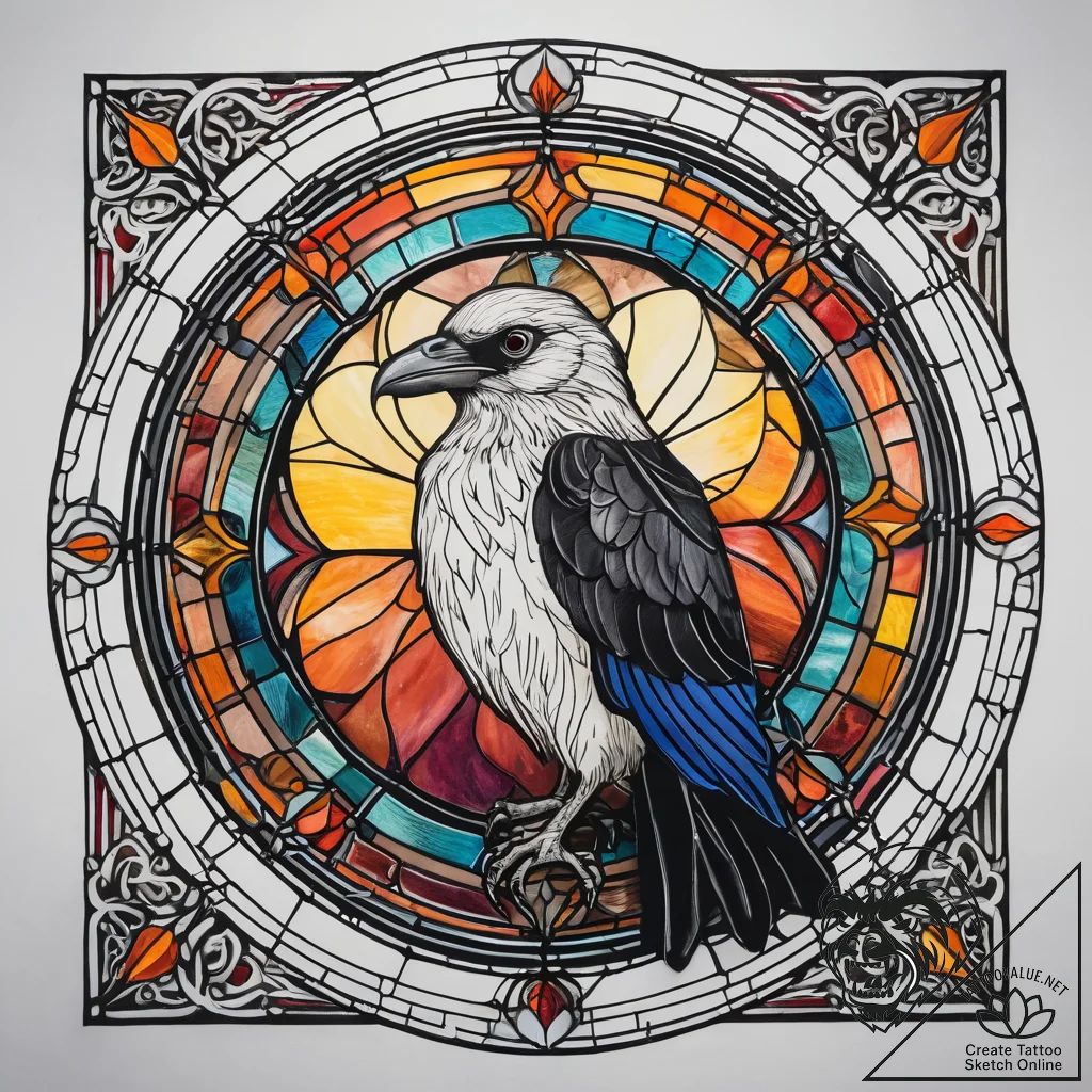 A linework design of the nevermore academy st... - tattoo sketch (№1751283761_0, 30.06.2025 11:42) — tattoovalue.net