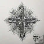 Cubes, tattoo line art, highly detailed, intr… – tattoo sketch (№1751283919_0, 30.06.2025 11:45) — tattoovalue.net