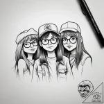 A neo-traditional tattoo of the main characte… – tattoo sketch (№1751284636_0, 30.06.2025 11:57) — tattoovalue.net