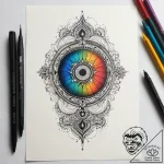 Uroboros, artistic tattoo sketch, minimalist… – tattoo sketch (№1751284793_0, 30.06.2025 11:59) — tattoovalue.net