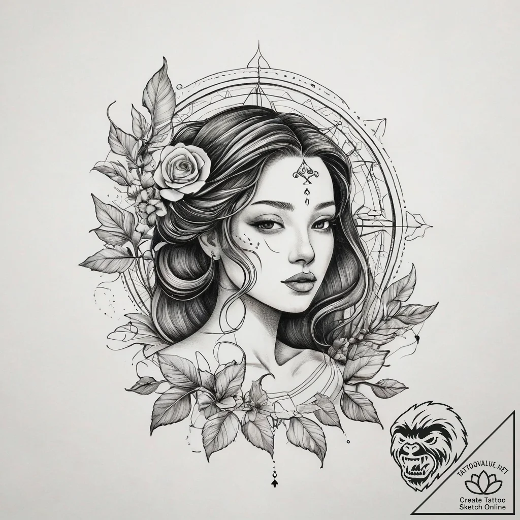 142. (serenity/firefly) a neo-traditional tat... - tattoo sketch (№1751284871_0, 30.06.2025 12:01) — tattoovalue.net