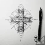 Cubes, tattoo line art, professional artwork,… – tattoo sketch (№1751285034_0, 30.06.2025 12:03) — tattoovalue.net