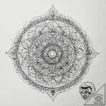 A single raindrop creating ripples, concept a… – tattoo sketch (№1751285512_0, 30.06.2025 12:11) — tattoovalue.net