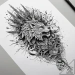 игра престолов (game of thrones), artistic ta… – tattoo sketch (№1751287512_0, 30.06.2025 12:45) — tattoovalue.net