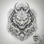 A sketch of the eternals, with the golden pat… – tattoo sketch (№1751287674_0, 30.06.2025 12:47) — tattoovalue.net