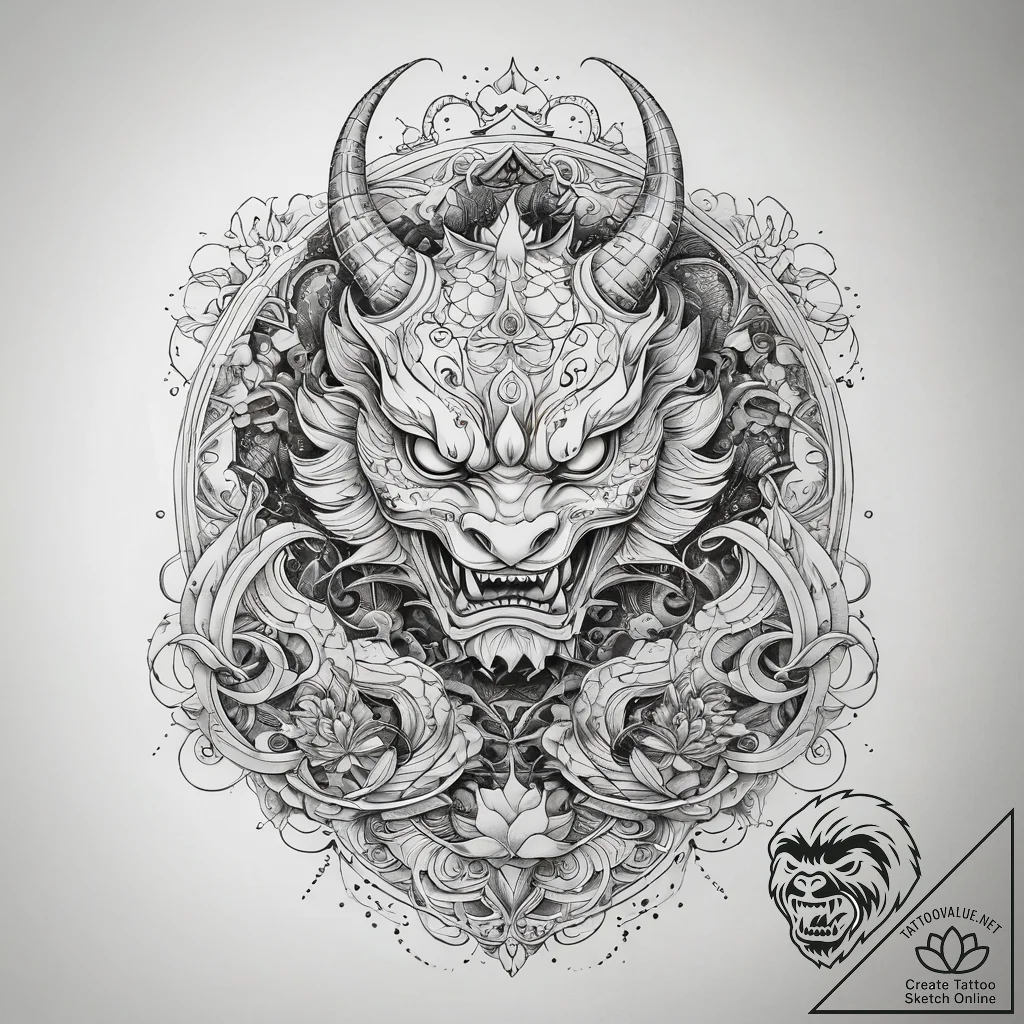 A sketch of the eternals, with the golden pat... - tattoo sketch (№1751287674_0, 30.06.2025 12:47) — tattoovalue.net