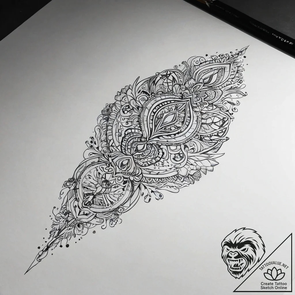 Guardians of the galaxy, tattoo line art, pro... - tattoo sketch (№1751288235_0, 30.06.2025 12:57) — tattoovalue.net