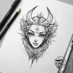 классика disney & pixar, artistic tattoo sket… – tattoo sketch (№1751290062_0, 30.06.2025 13:27) — tattoovalue.net