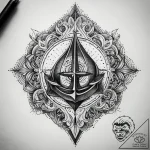 Blood type, tattoo flash sheet design, highly… – tattoo sketch (№1751292068_0, 30.06.2025 14:01) — tattoovalue.net