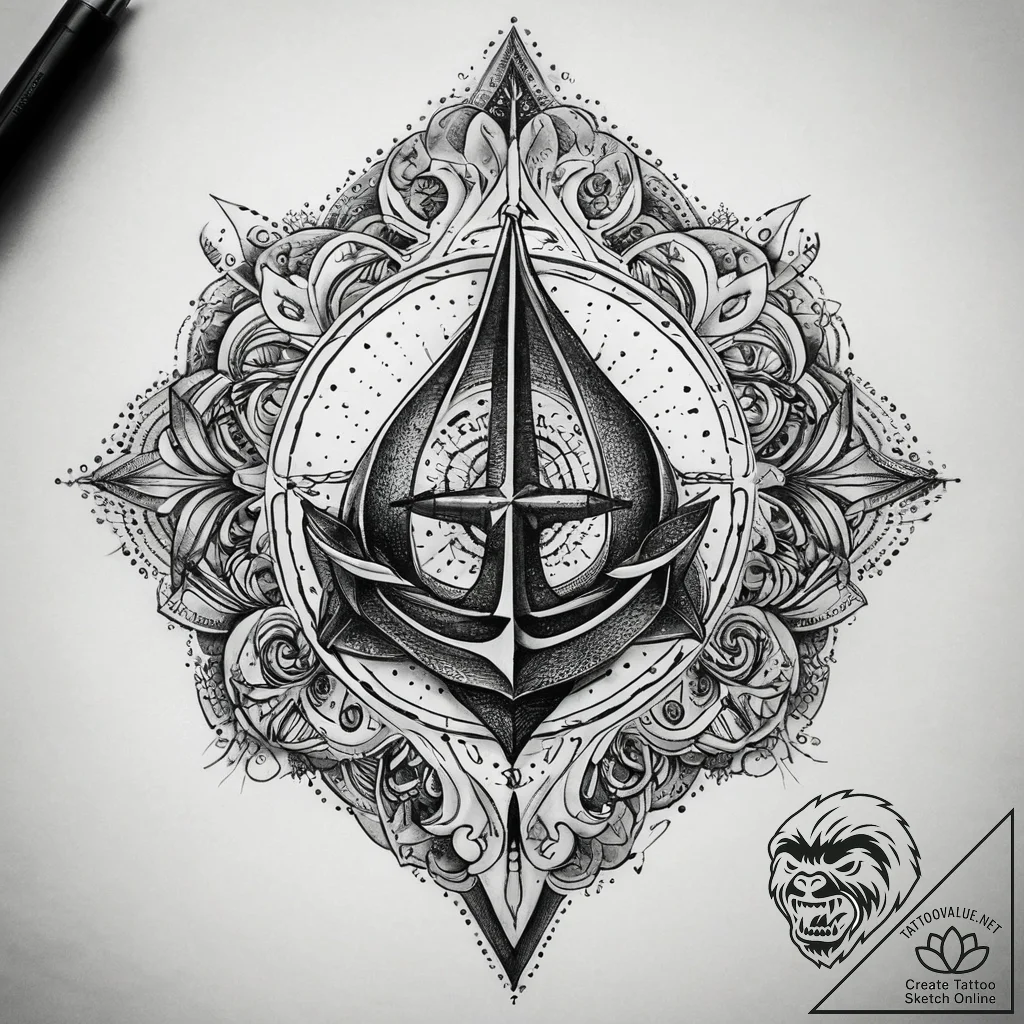 Blood type, tattoo flash sheet design, highly... - tattoo sketch (№1751292068_0, 30.06.2025 14:01) — tattoovalue.net