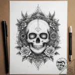 127. a linework sketch of the flux capacitor,… – tattoo sketch (№1751296896_0, 30.06.2025 15:21) — tattoovalue.net