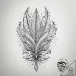 A dotwork design of the spice, glowing and sh… – tattoo sketch (№1751298567_0, 30.06.2025 15:49) — tattoovalue.net