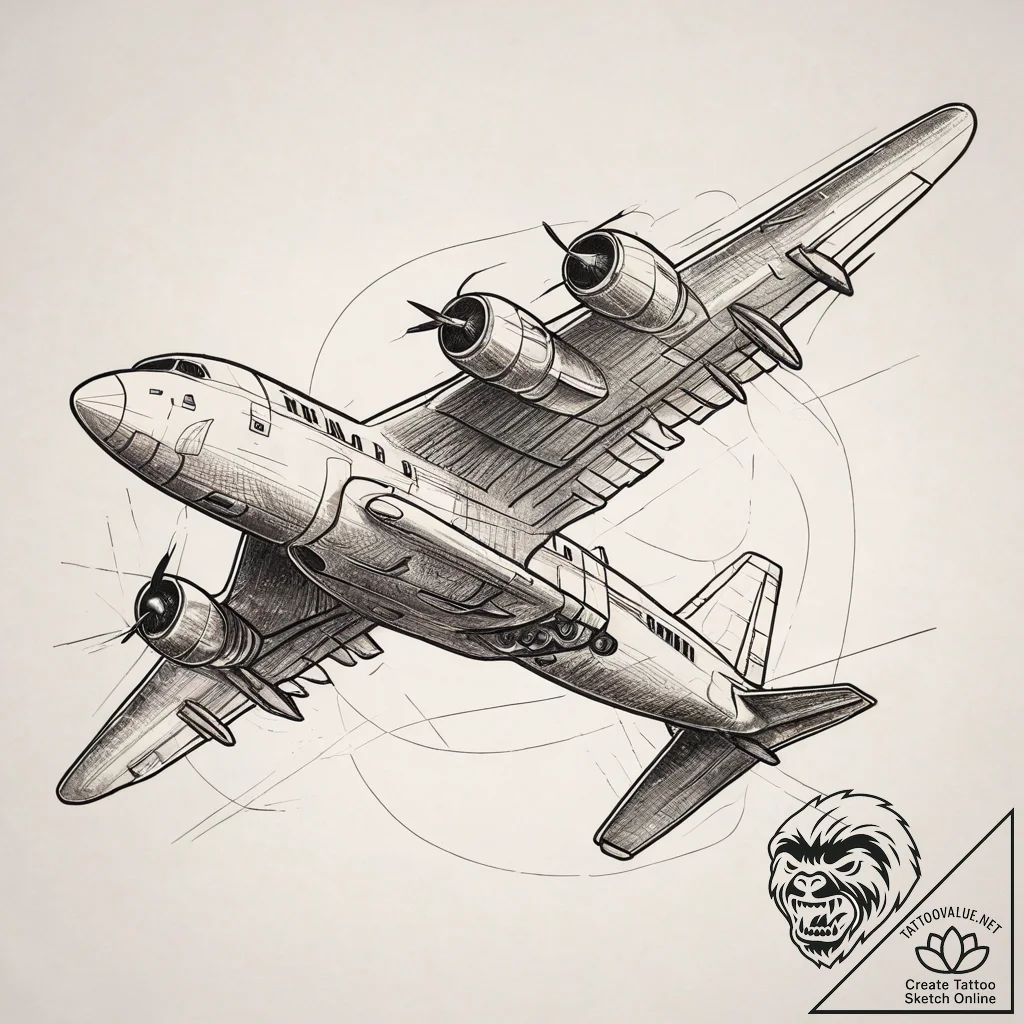 A graphic novel panel of the "jive talking" s... - tattoo sketch (№1751299141_0, 30.06.2025 15:59) — tattoovalue.net