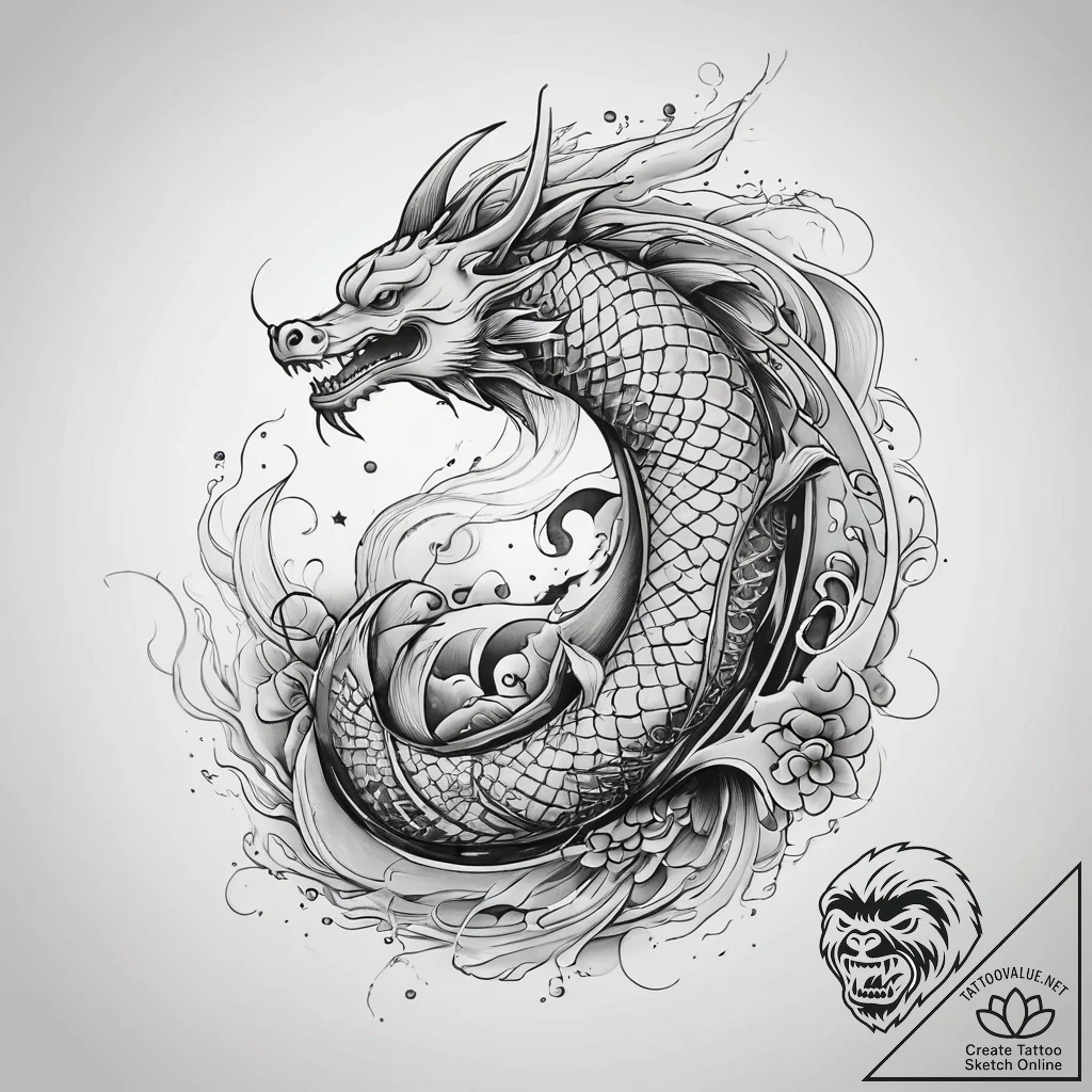 Tribal (pattern), tattoo sketch design, subtl... - tattoo sketch (№1751300022_0, 30.06.2025 16:13) — tattoovalue.net
