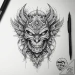 A sketch of the mondoshawans, mysterious and… – tattoo sketch (№1751301182_0, 30.06.2025 16:33) — tattoovalue.net