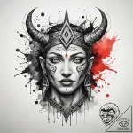 A sketch of pan, the god of the wild., concep… – tattoo sketch (№1751302137_0, 30.06.2025 16:48) — tattoovalue.net