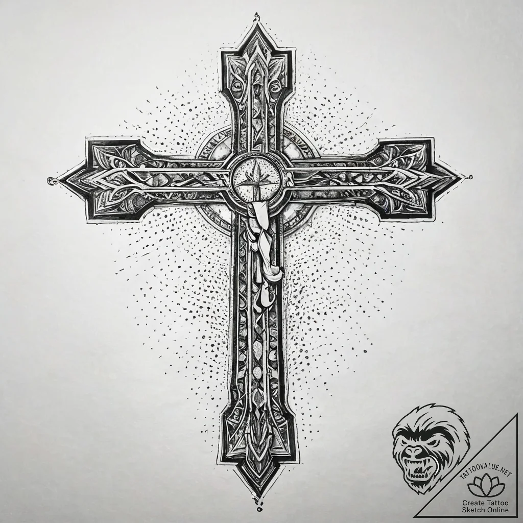 Bridge, tattoo line art, moderately detailed,... - tattoo sketch (№1751305968_0, 30.06.2025 17:52) — tattoovalue.net