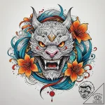 A chicano lettering tattoo of “ezekiel 25:17″… – tattoo sketch (№1751306762_0, 30.06.2025 18:06) — tattoovalue.net