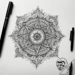Linework tattoo of the resistance symbol., ta… – tattoo sketch (№1751306840_0, 30.06.2025 18:07) — tattoovalue.net