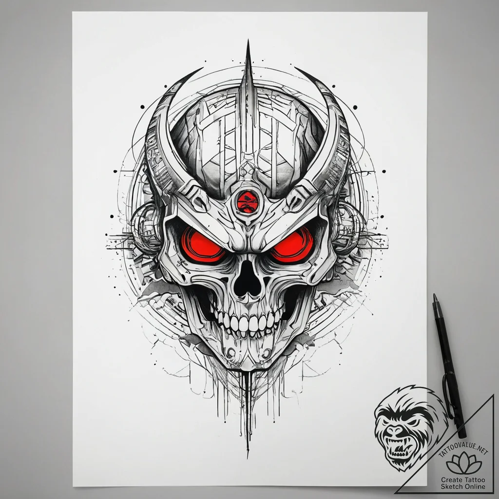 The weyland-yutani logo, tattoo drawing outli... - tattoo sketch (№1751308516_0, 30.06.2025 18:35) — tattoovalue.net
