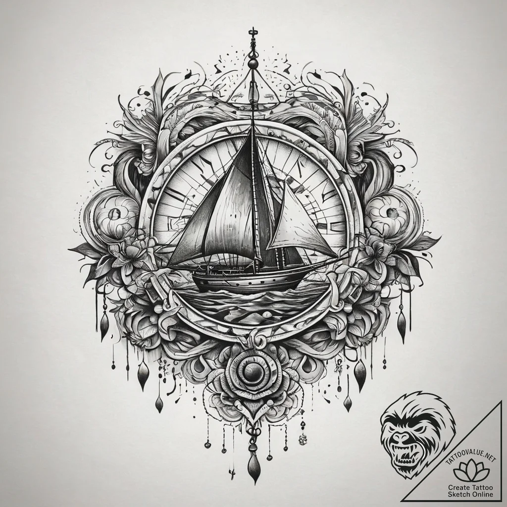 Blood, tattoo sketch design, highly detailed,... - tattoo sketch (№1751309548_0, 30.06.2025 18:52) — tattoovalue.net