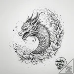A pattern of falling autumn leaves, tattoo sk… – tattoo sketch (№1751311140_0, 30.06.2025 19:19) — tattoovalue.net