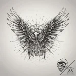 A neo-traditional tattoo of the survey corps… – tattoo sketch (№1751312969_0, 30.06.2025 19:49) — tattoovalue.net