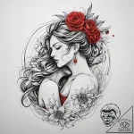 Hades and persephone’s embrace, concept art f… – tattoo sketch (№1751313203_0, 30.06.2025 19:53) — tattoovalue.net